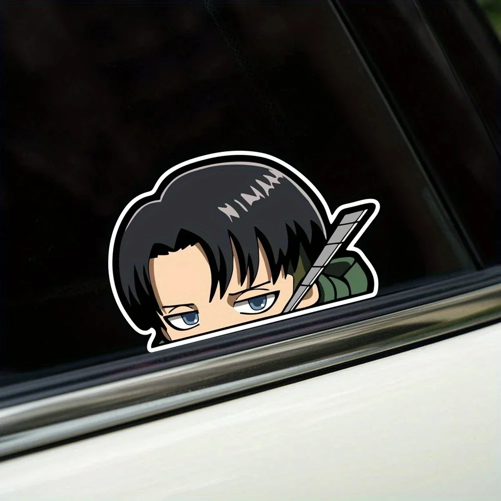 

13x8cm Anime Style Boy Car Sticker, Waterproof Vinyl Material Accessories, Funny For Cars, Trucks, Motorcycles, Walls Decal