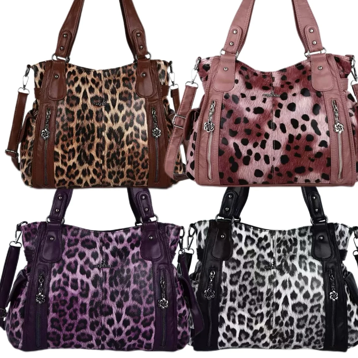 

Original Design Retro Leopard Print Spicy Girl Street Underarm Shoulder Crossbody Bags for Women Hot Selling Bolsos Mujer