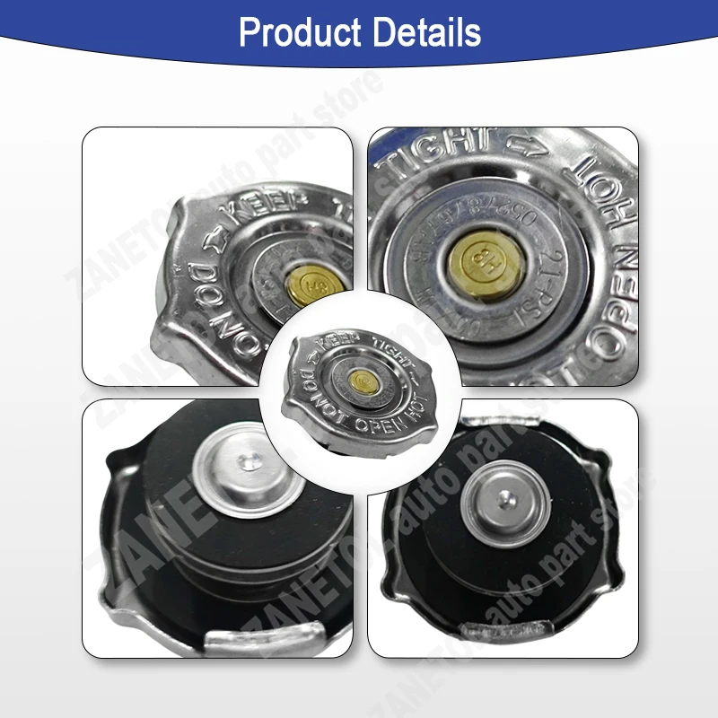 5278767AB 5183710AA ST207 ZANETOL Coolant Reservoir Cap for Dodge Charger 3.6L 2013~2023 for JEEP GRAND CHEROKEE 3.0L 1999~2014