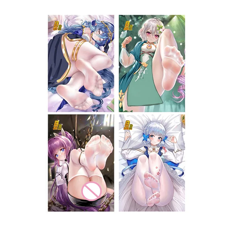 BR Card of Goddess Story for Boys, Kamisato Ayaka, Sangonomiya Kokomi, White Silk, Seduction Series, Toy Collection, Birthday and Christmas Gifts