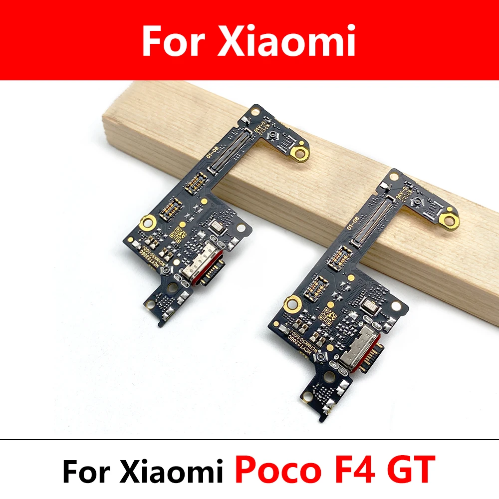 USB Charge Dock Port Socket Jack Plug Connector Flex Cable For Xiaomi Poco F4 GT Charging Board Module