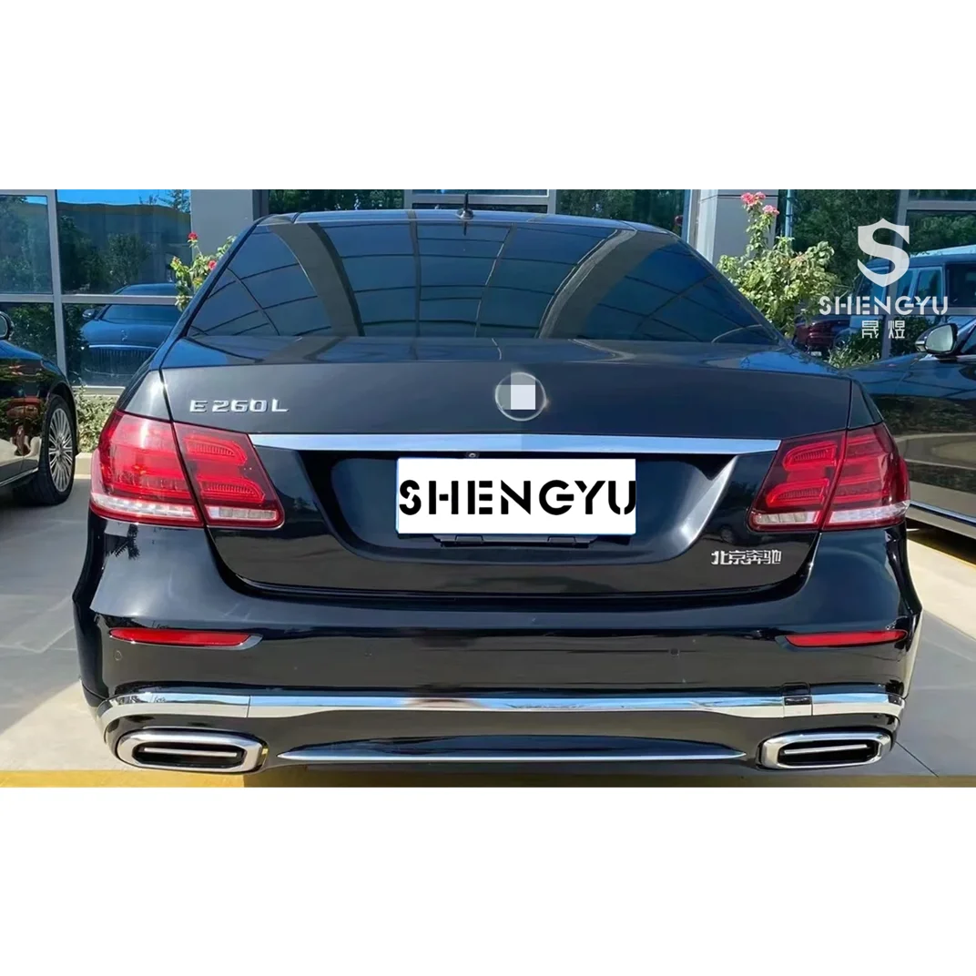

For Benz E Class W212 2015 Modified to W223 Maybach Auto Body Systems Front Rear Bumper Grille Rear Diffuser Tail Pipes
