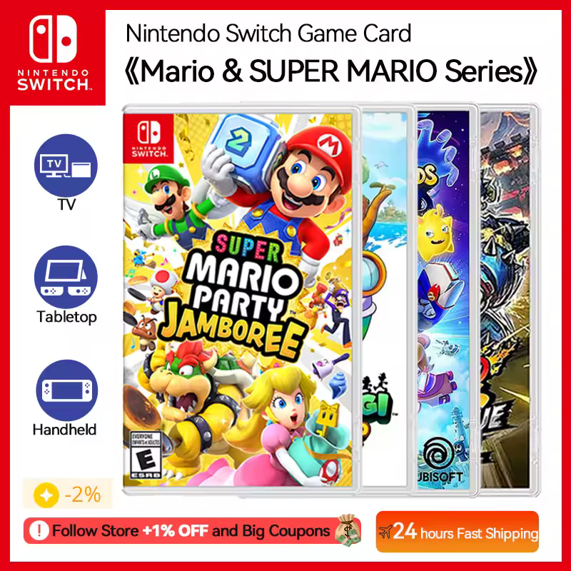 Mario & SUPER MARIO Series Nintendo Switch Game Deals Physical for Nintendo Switch OLED Switch Lite Nintendo Switch Game Console