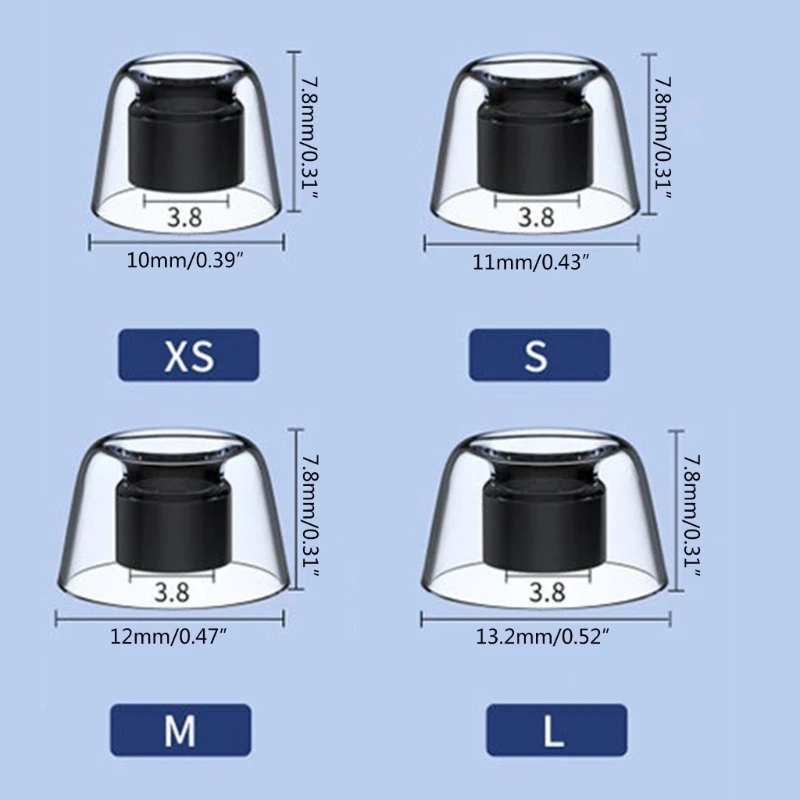 Tapones para los oídos antideslizantes, tapones para los oídos con aislamiento acústico y reducción ruido para WF-1000XM4,