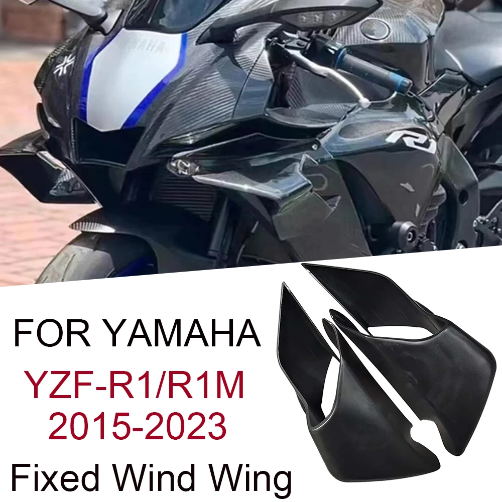 

R1 Winglet for Yamaha YZF-R1 YZF-R1M R3 R25 2015-2023 Fixed Wind Wing R1M 2021+ Motorcycle Fairing Shell Accessories