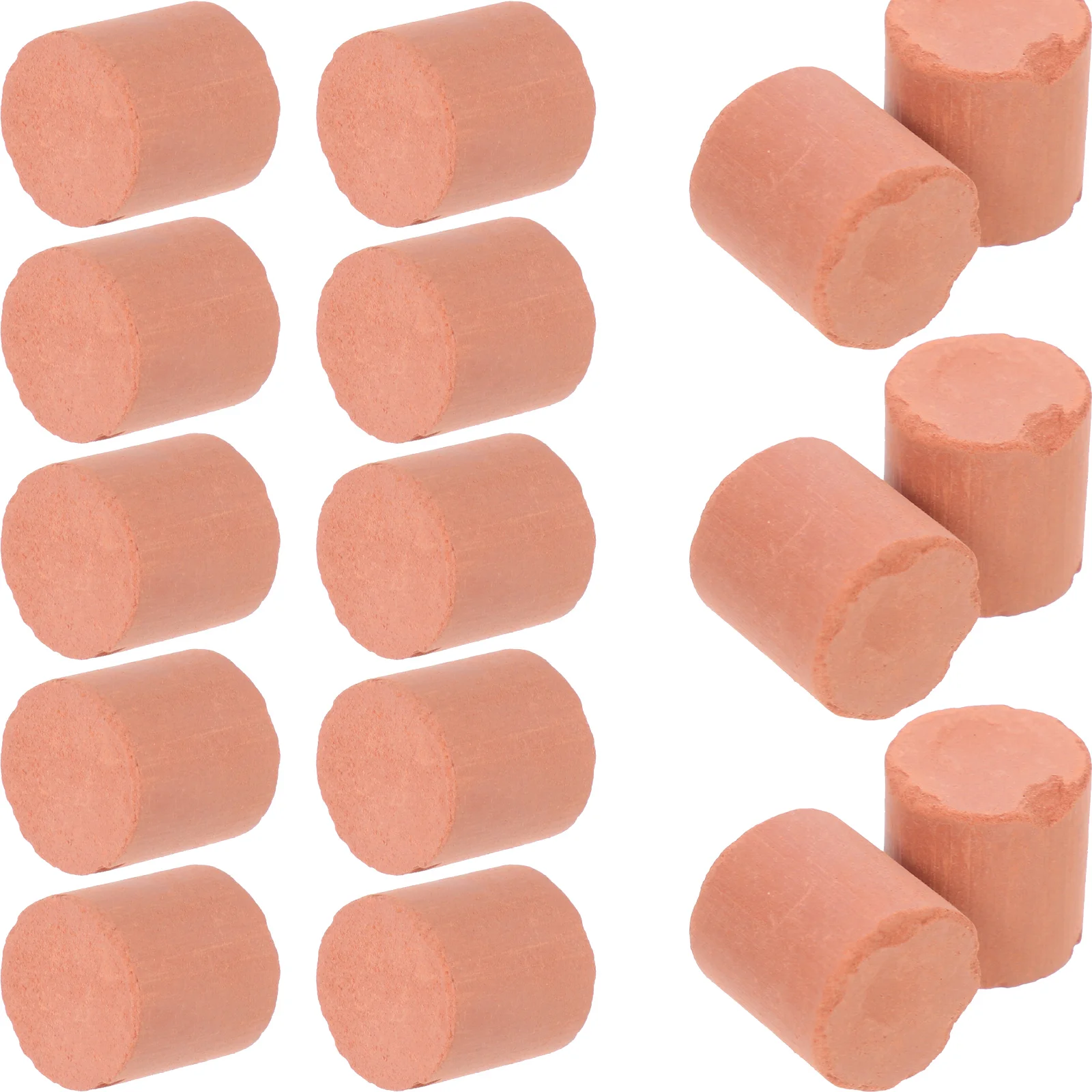 20 Pcs Mini Bricks for Garden Wall Hut Craft Bulk Red Crafts Small House Miniature Clay DIY Simulation Models Tiles