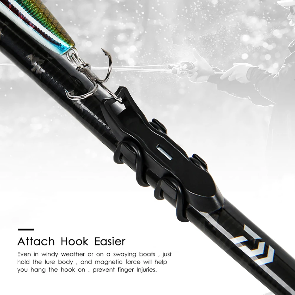 5-10 قطعة خطاف الصيد المغناطيسي حارس حامل الصيد رود الطعم شماعات السحر الثابتة تهزهز السنانير مع حلقات مطاطية الصيد اكسسوارات