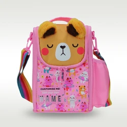 Australia Smiggle borsa da pranzo per bambini originale borsa a tracolla per ragazza borsa a tracolla scatola da pranzo per orso rosa scatola da pranzo per frutta 9 pollici