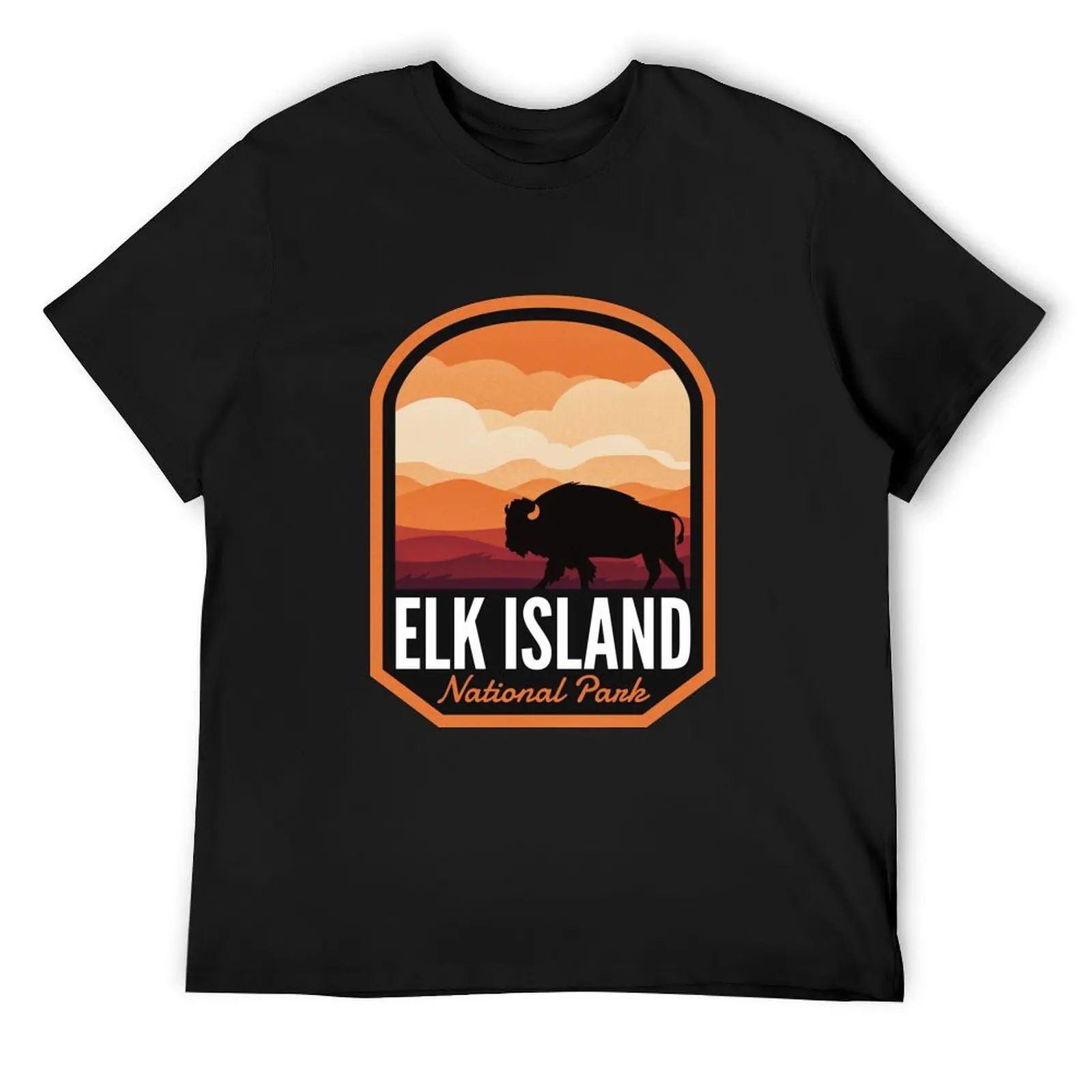 

Elk Island National Park Alberta Bison T-Shirt street wear essential t shirt mens t shirt graphic