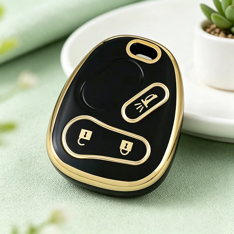 3 Buttons TPU Remote Control Car Key Fob for Chevrolet Tahoe SSR for GMC Yukon Keyless Keychain Auto Accessories