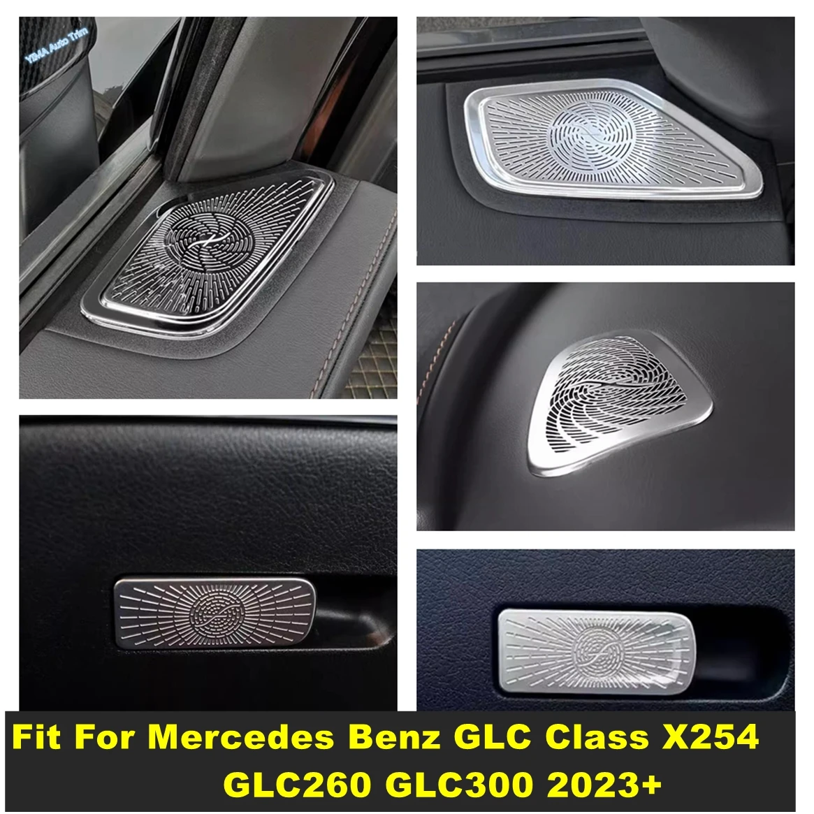 Upper Air Outlet / Glove Box / Door Speaker Cover Trim Accessories Fit For Mercedes Benz GLC Class X254 GLC260 GLC300 2023 2024