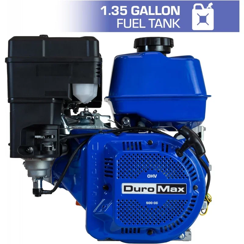 XP20HP 500cc 1-Inch Shaft Recoil Start Gas Powered Engine, Blue