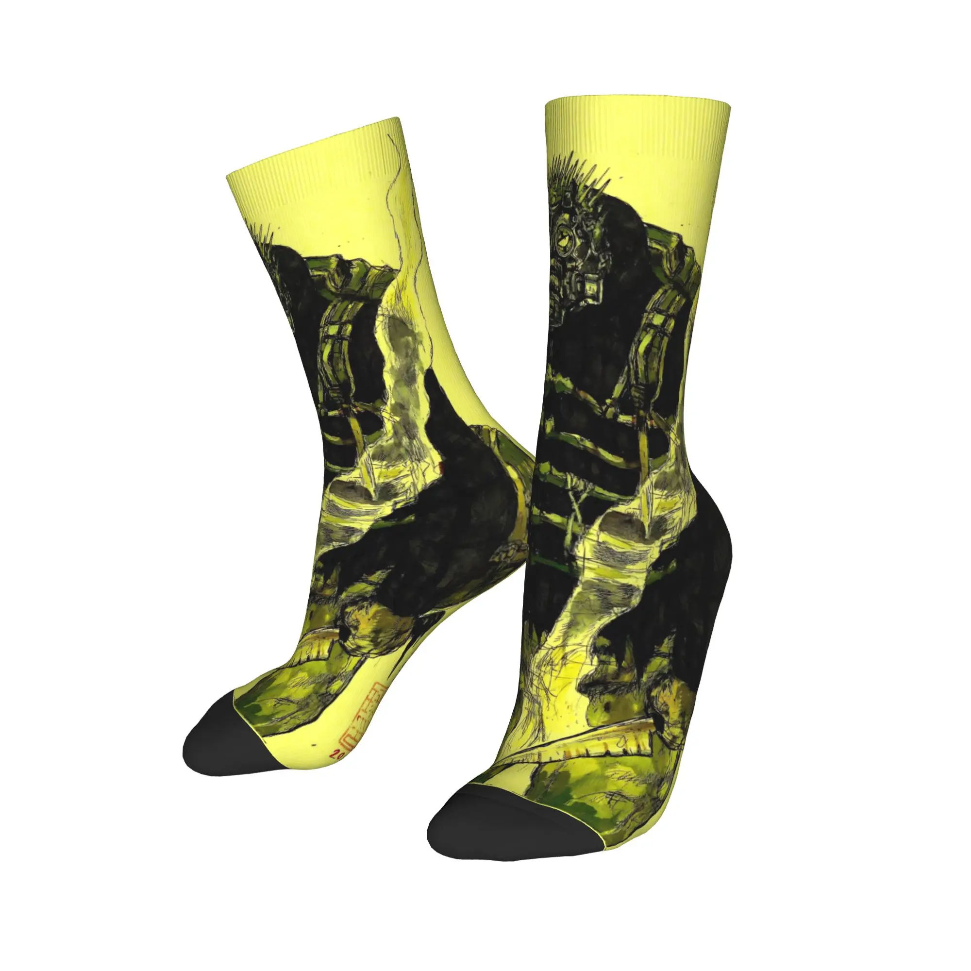 Dorohedoro Kaiman جوارب Kawaii الجوارب النساء الرجال جوارب عالية الجودة الشتاء الجري الرياضة الرسم عدم الانزلاق