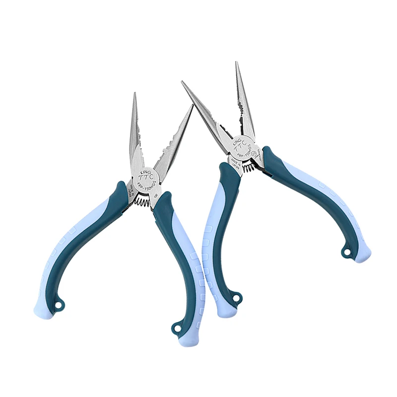 Tsuno DA Combined Long Nose Pliers For Cutting Wire and Bending Metal Plates Needle Nose Pliers with Coil Spring NO.PRP-150HGS