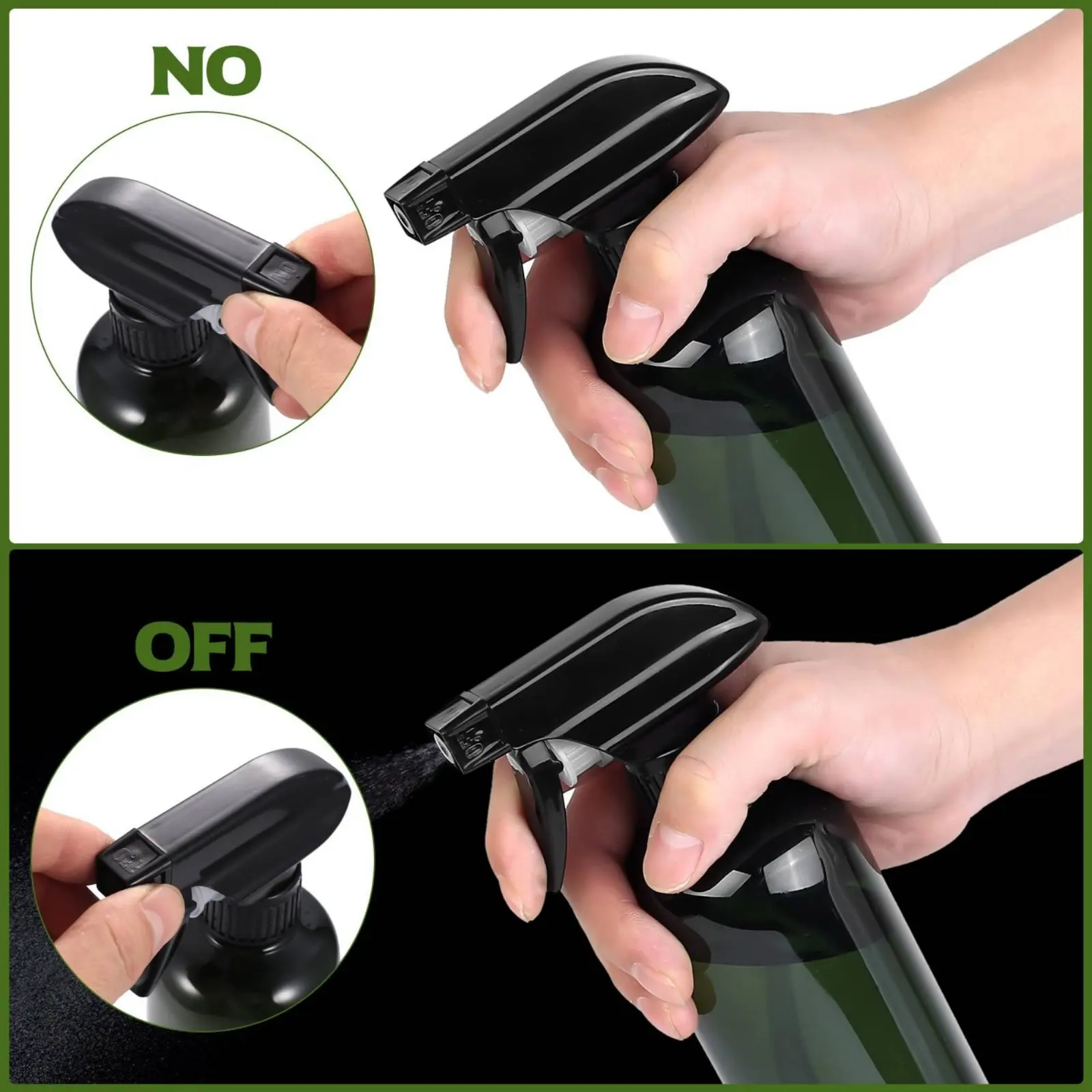 

Многоразовый пластиковый распылитель для растений, 500 мл, с мелкодисперсным распылением, большой емкости