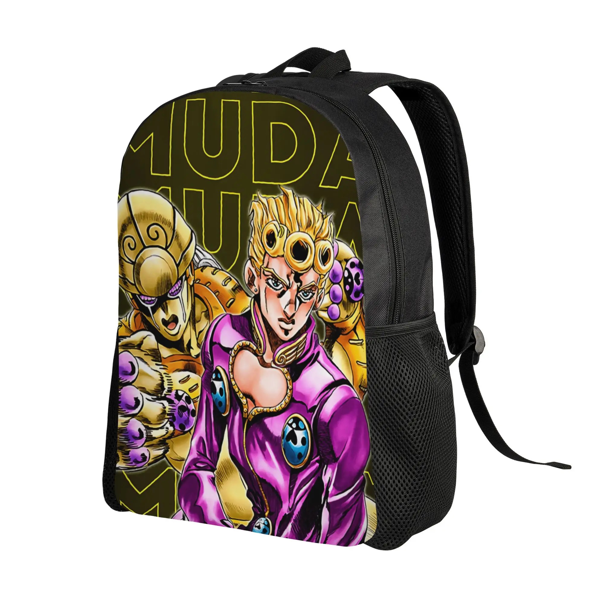 1Piece Gold New School Year Handbag JOJO'S BIZARRE ADVENTURE Couple  Backpack