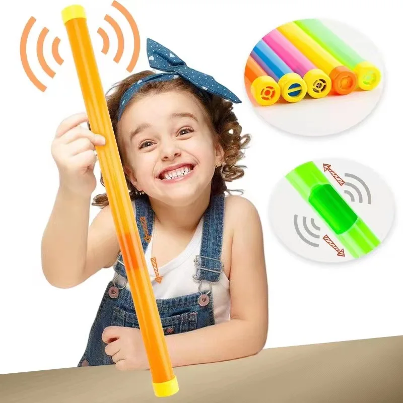 Funny Magic Sound Wand Monster Sound Whistle Plastic Tube Fart Tube Prank Spoof Stick Toy Children's Halloween Tricky Magic Toys