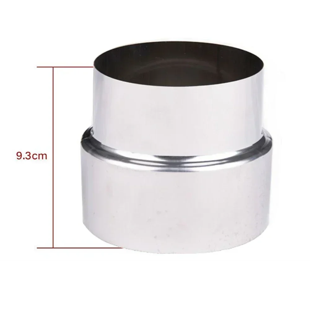 1pc Stainless Steel Flue Liner Increaser/reducer Stove Pipe Reducer Home Improvement Chimney Replacement Accessories