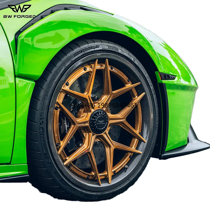 

Custom Forged Wheel 1 Piece 2 Piece Carbon Fiber Lip 18 20 22 Inch 5x114.3 5X120 6X139.7 Car Rim for Mercedes Land Rover BMW