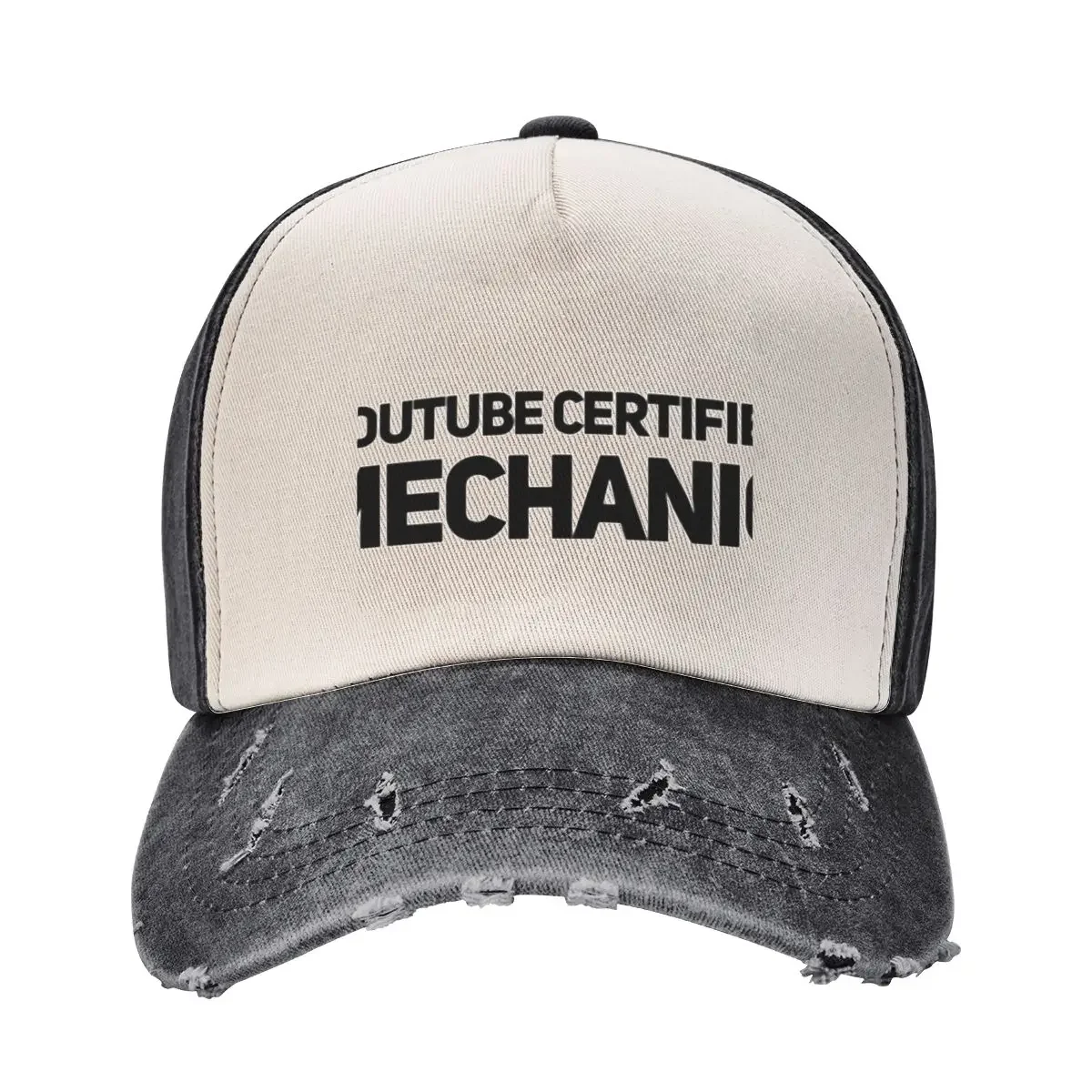 YouTube Certified Mechanic Baseball Cap Rave Thermal Visor Female Men's