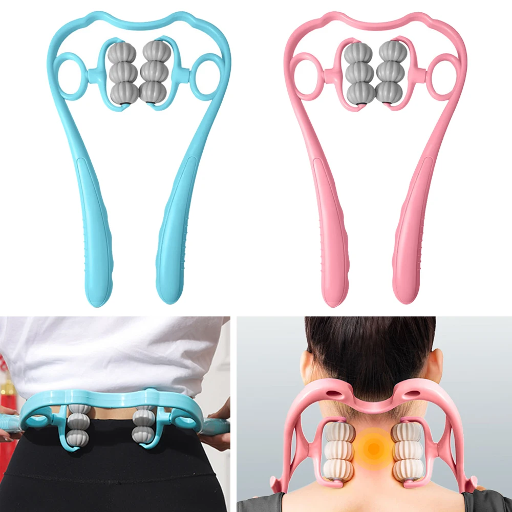 

Roller Tool Cervical Spine Massager for Pain Relief Deep Tissue Neck Waist Neck Roller Relax Your Neck Legs Feet