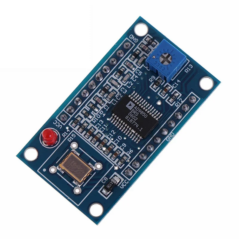 Módulo gerador de sinal dds, placa de desenvolvimento de gerador de sinal ad9851 módulo 0-70mhz ad9851 2 ondas senoidas e 2 ondas quadradas