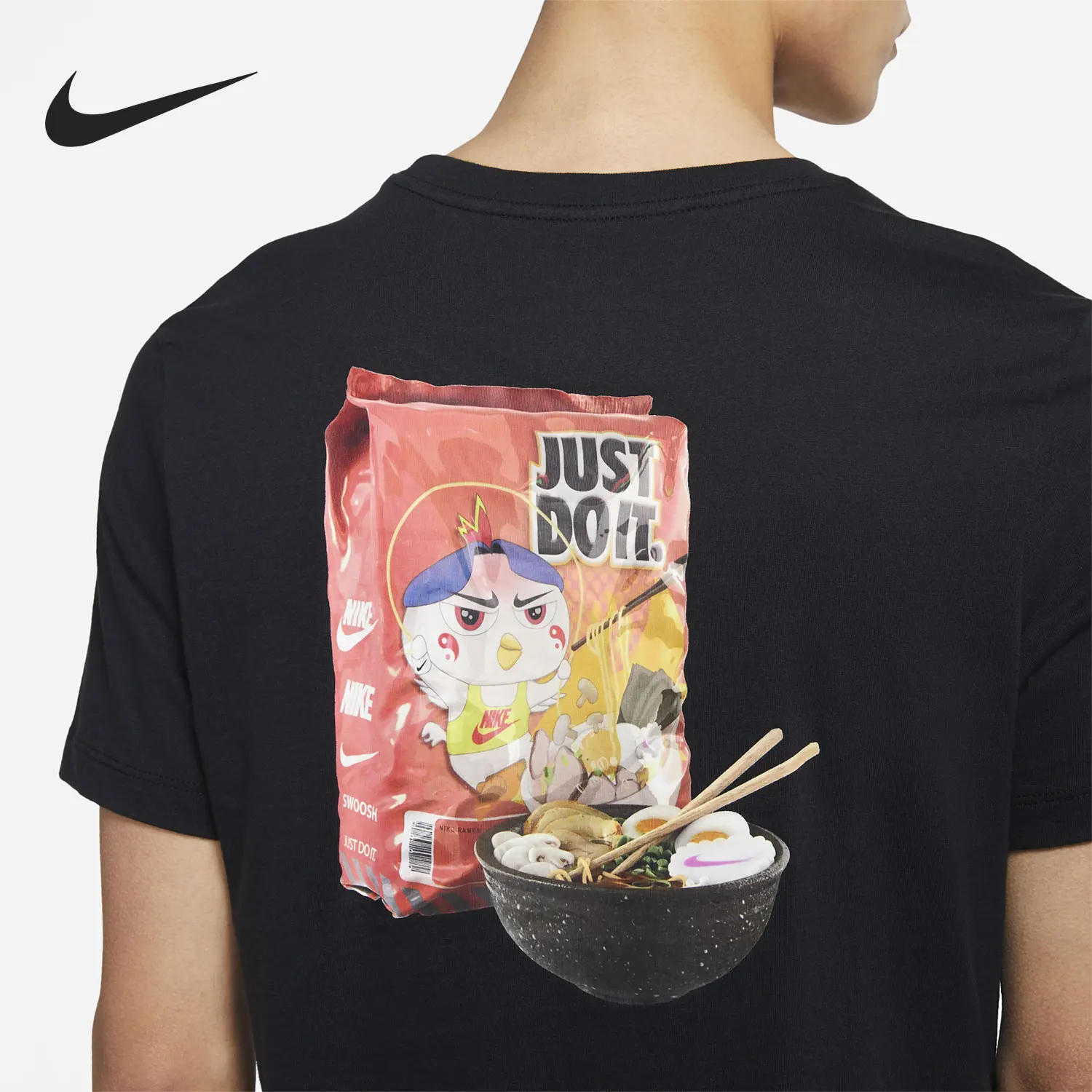 نايك حقيقية الصيف الرجال الرياضة والترفيه جولة الرقبة قصيرة الأكمام تي شيرت DD1323-010 #4