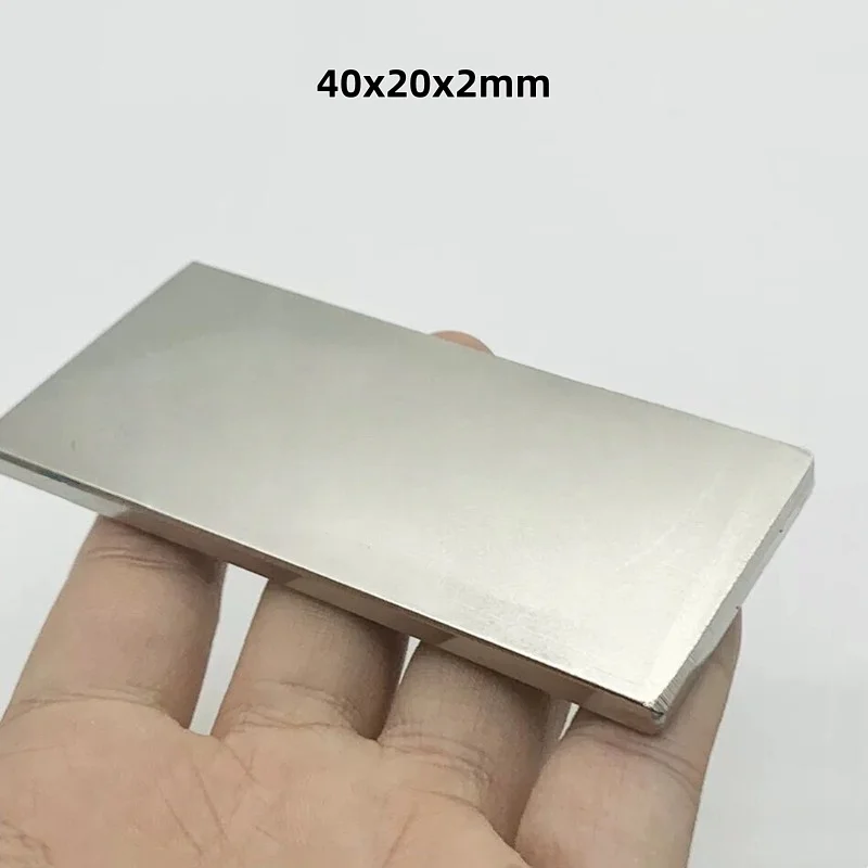 40x20x2 Quadrate Strong Magnet 40mm*20mm X2mm Strip Powerful Magnet 40x20x2mm For Home Refrigerators, Offices DIY 40*20*2