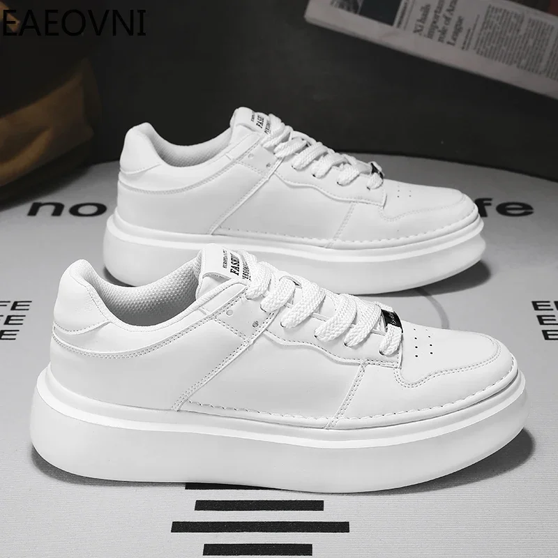 Men's Casual Shoes Sneakers for Men Lightweight Anti-wear Trainers Shoe Man Low Tops Lace-up EAEOVNI Popular Model Male Sneaker