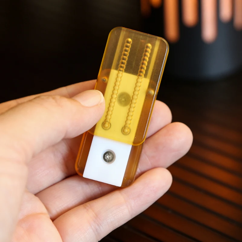 PEI Dupla Face Push Fidget Slider Fidget Toy Descompressão EDC Máquina de Moedas Hápticas Slider Para Adultos (Teflon)