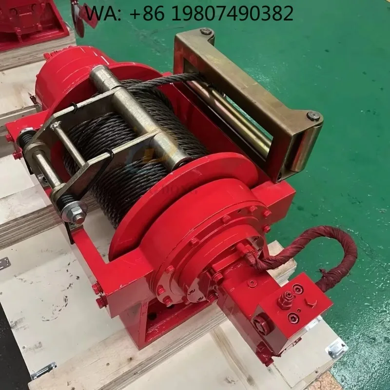 Rollback Flatbed Hydraulic Recovery Winch 4–50 Ton, Wear Resistant Cable Pulling Unit for Wrecker Tow Truck Road Emergency Vehic