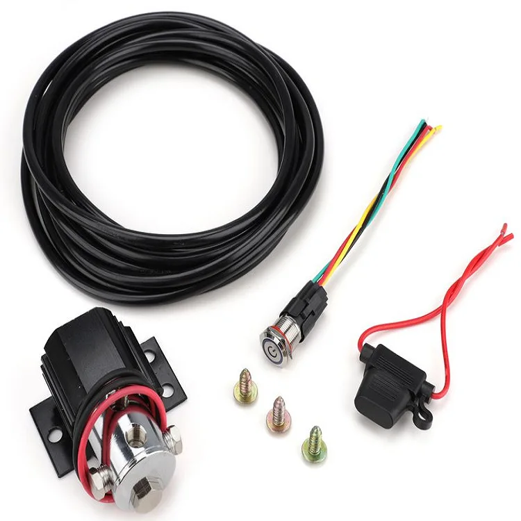 Car Solenoid Valve Front Brake Line Lock Roll Control Electric Kit Heavy-duty Mountain Mount Holder