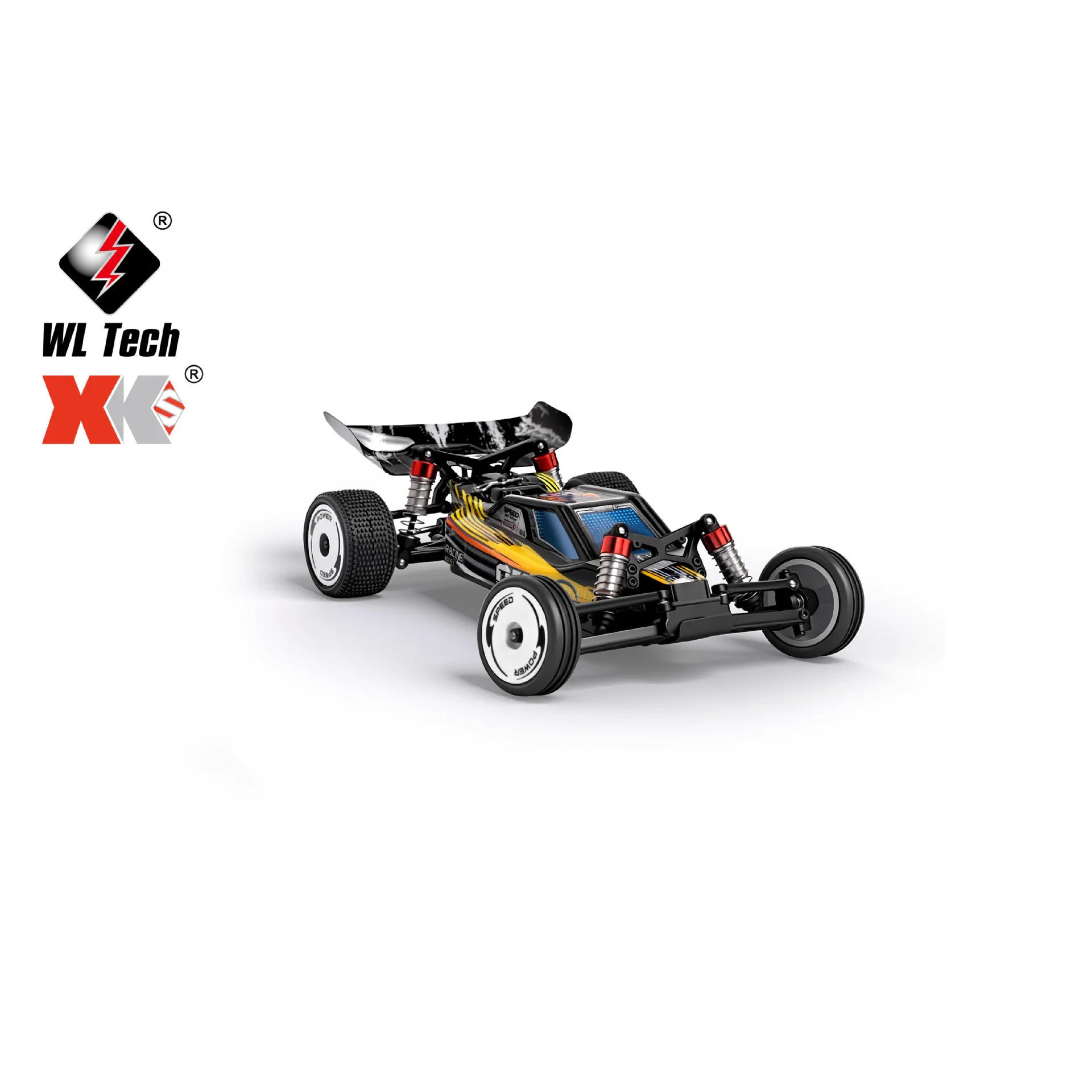 Wltoys 244016 haute vitesse Rc télécommandé 1:24 électrique deux roues motrices course Baja jouet voiture modèle anniversaire Halloween cadeaux