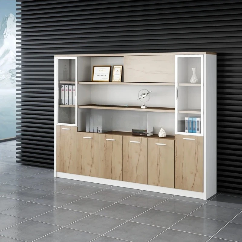 

Деревянный офисный шкаф для документов WWOffice, простой современный шкаф для хранения данных