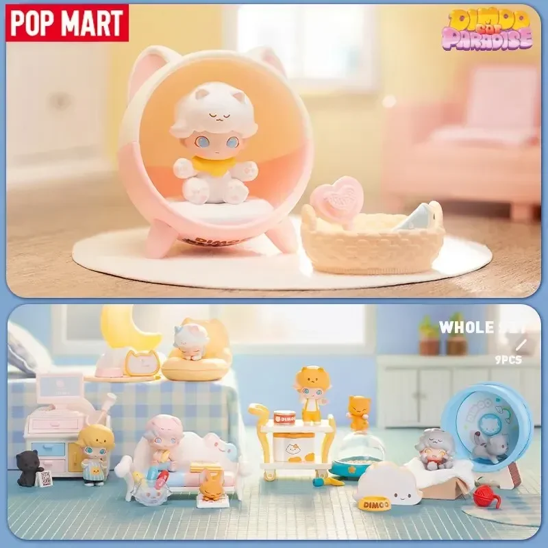 

Pop Mart Dimoo Cat Paradlse Series слепая коробка игрушки Kawaii аниме фигурка-сюрприз Mystery Box куклы подарок для девочек