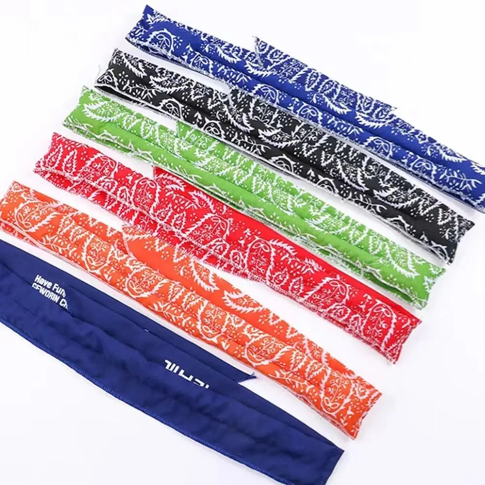 Durable Physical Cooling Cooling Scarf Sun Protection Wristband Ice Scarf Headscarf Outdoor