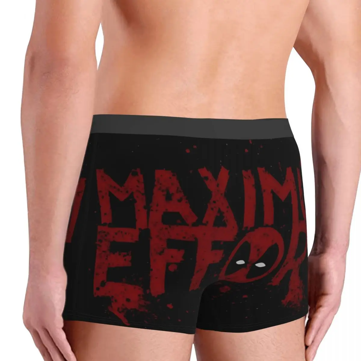 Pantaloncini boxer personalizzati Deadpool Cool per Homme Stampa 3D Anime Cartoon Biancheria intima Mutandine Slip Mutande morbide