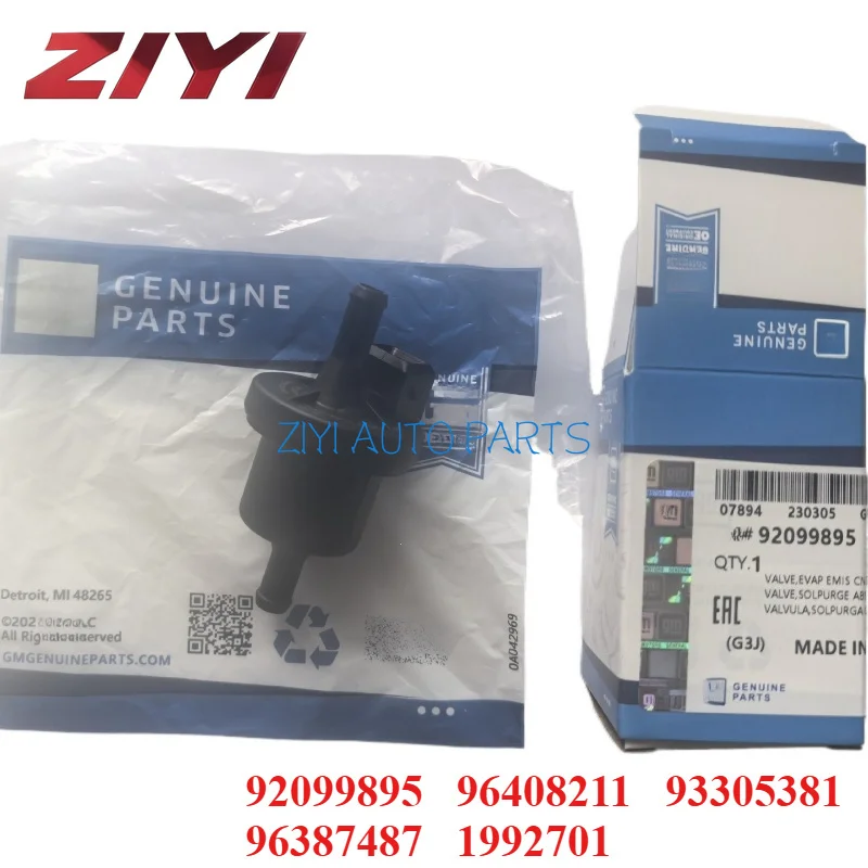 

Original 92099895 96408211 93305381 Engine Carbon Tank Solenoid Valve For Chevrolet Aveo Lovr Daewoo Buick Opel 96387487 1992701