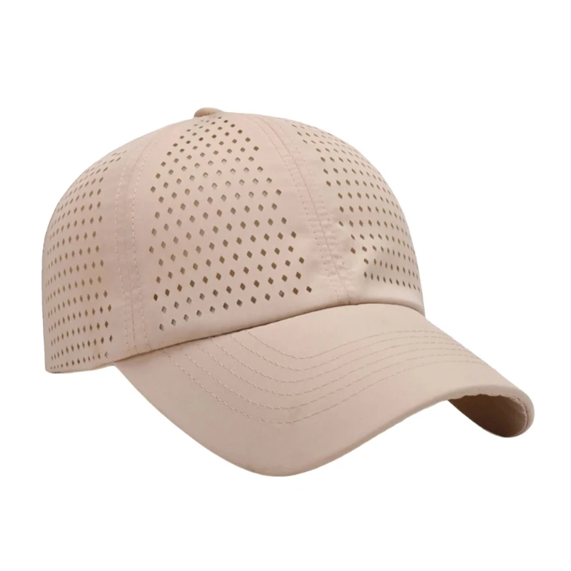 Y5GC Sporty Adjustable Sun Hat Moisture Wicking Technology Outdoor Hat for Hiking Fishing
