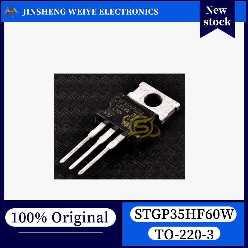 

(10/50 pieces) STGP35HF60W GP35HF60W TO-220 IGBT tube 600V 60A Original stock Fast shipping