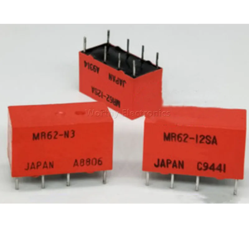 

Free shipping 10pcs/lot NEC MR62-N3 3V 2A MR62-12SA 12V 8PIN Relay 4078