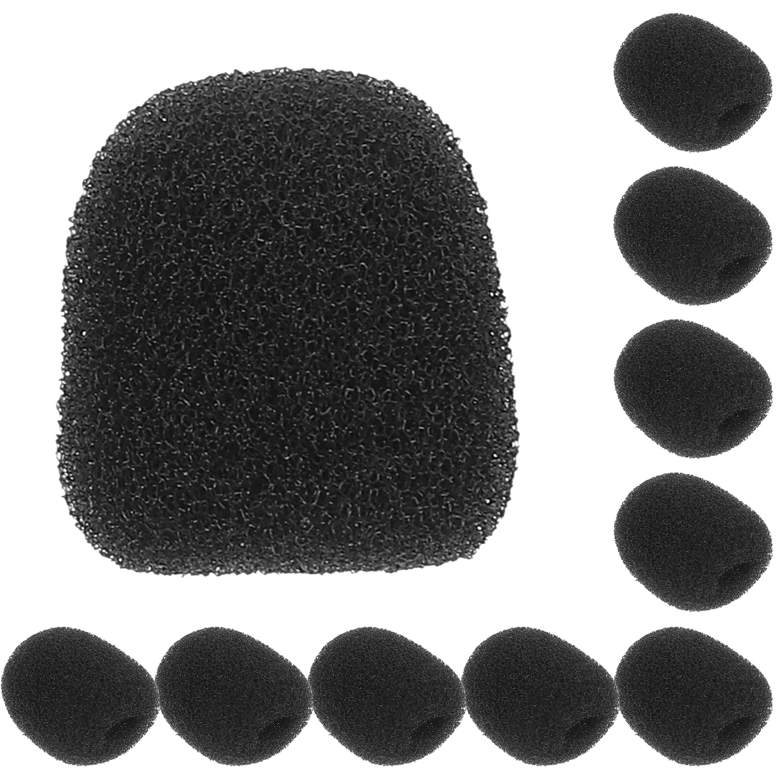 20 Pcs Loudspeaker Set Headset Mic Shield Microphone Covers Foam Accessory Windscreen for