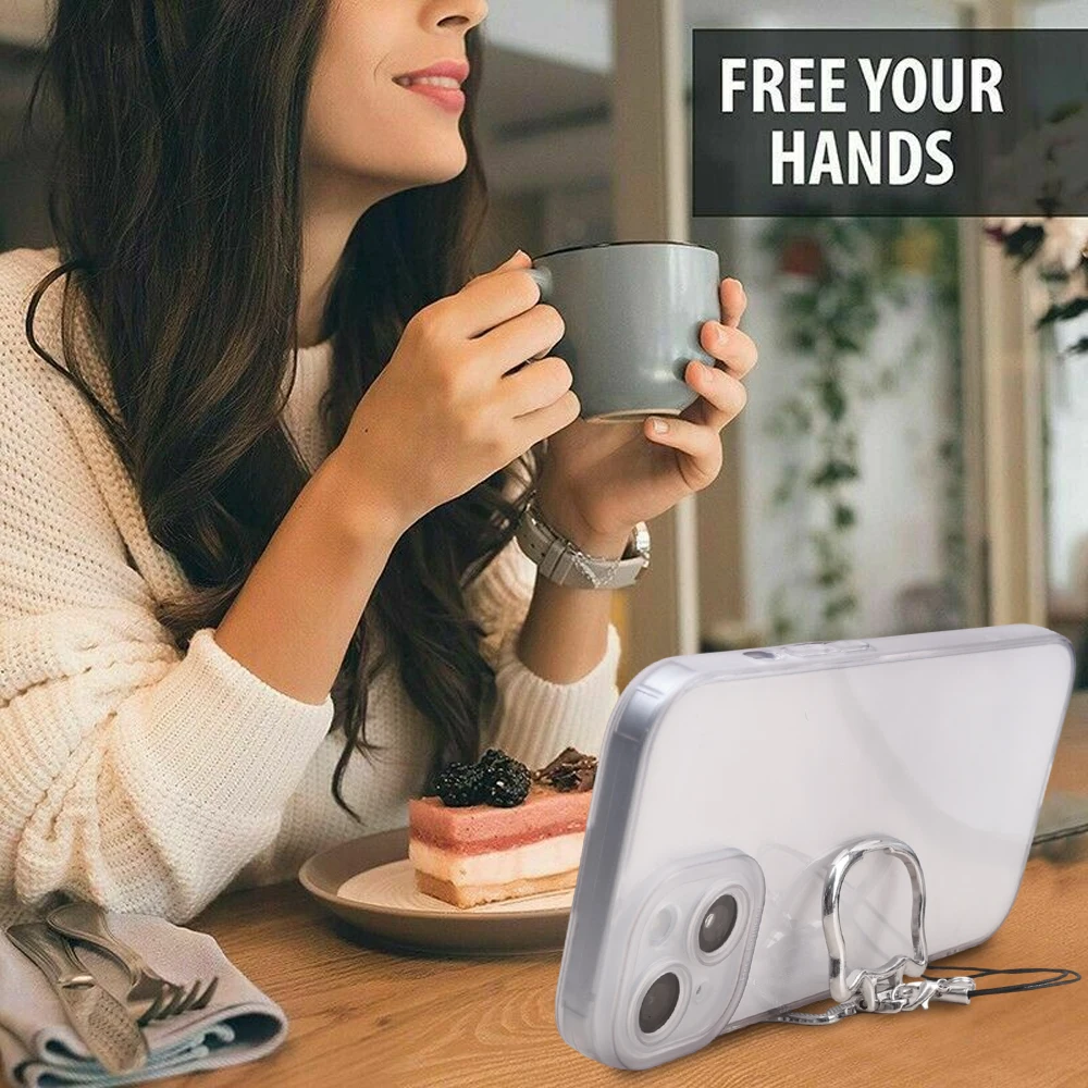 2 в 1, металлический держатель для iPhone, Samsung, Huawei