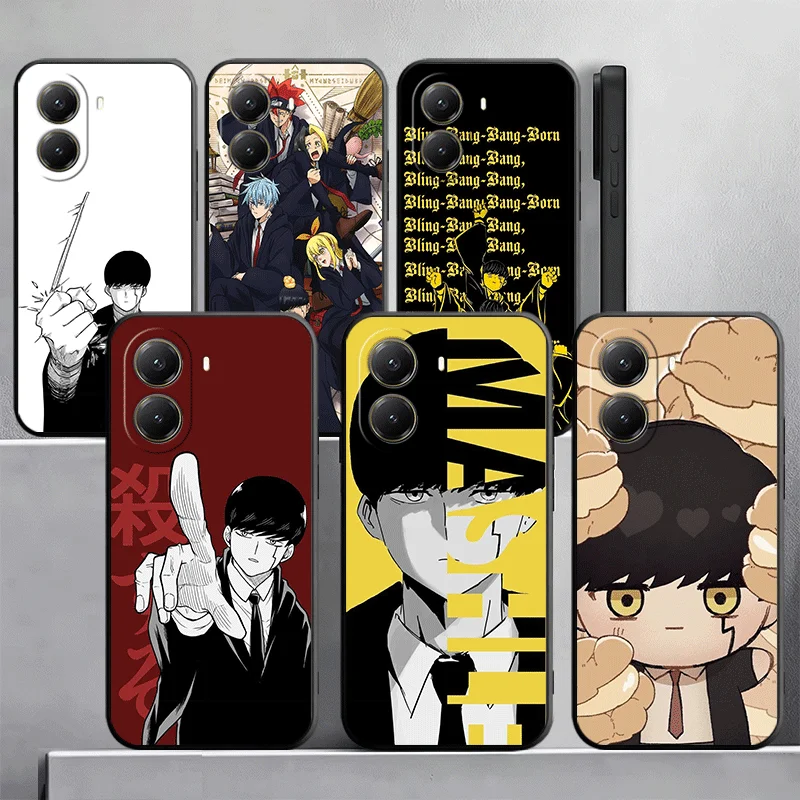 Funda de Teléfono con Diseño de Anime Mashle: Magic and Muscles para Xiaomi Poco X7 X8 Pro Max M8 M7 F8 X6 X5 X3 M7 M6 F7 Redmi 15C 15 14C 13C 15T 17T
