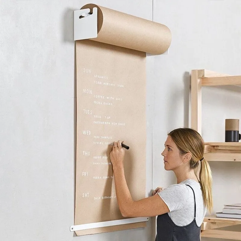 Wall roll paper Kraft paper roll Children's wall drawing board Coffee shop Wall hanging Menu easel