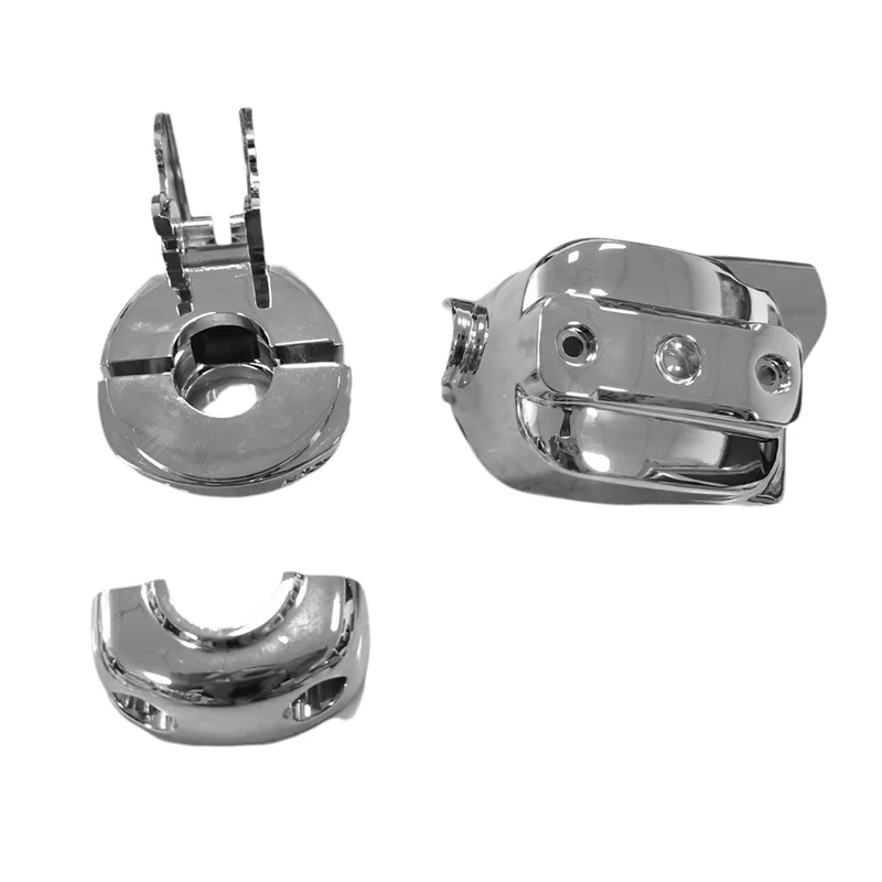 

Front Clutch Control Kit In Chrome- Dress-Up Handlebar Modification Pump Cover For ' 96 To' 07 Electra Glides Road Glides