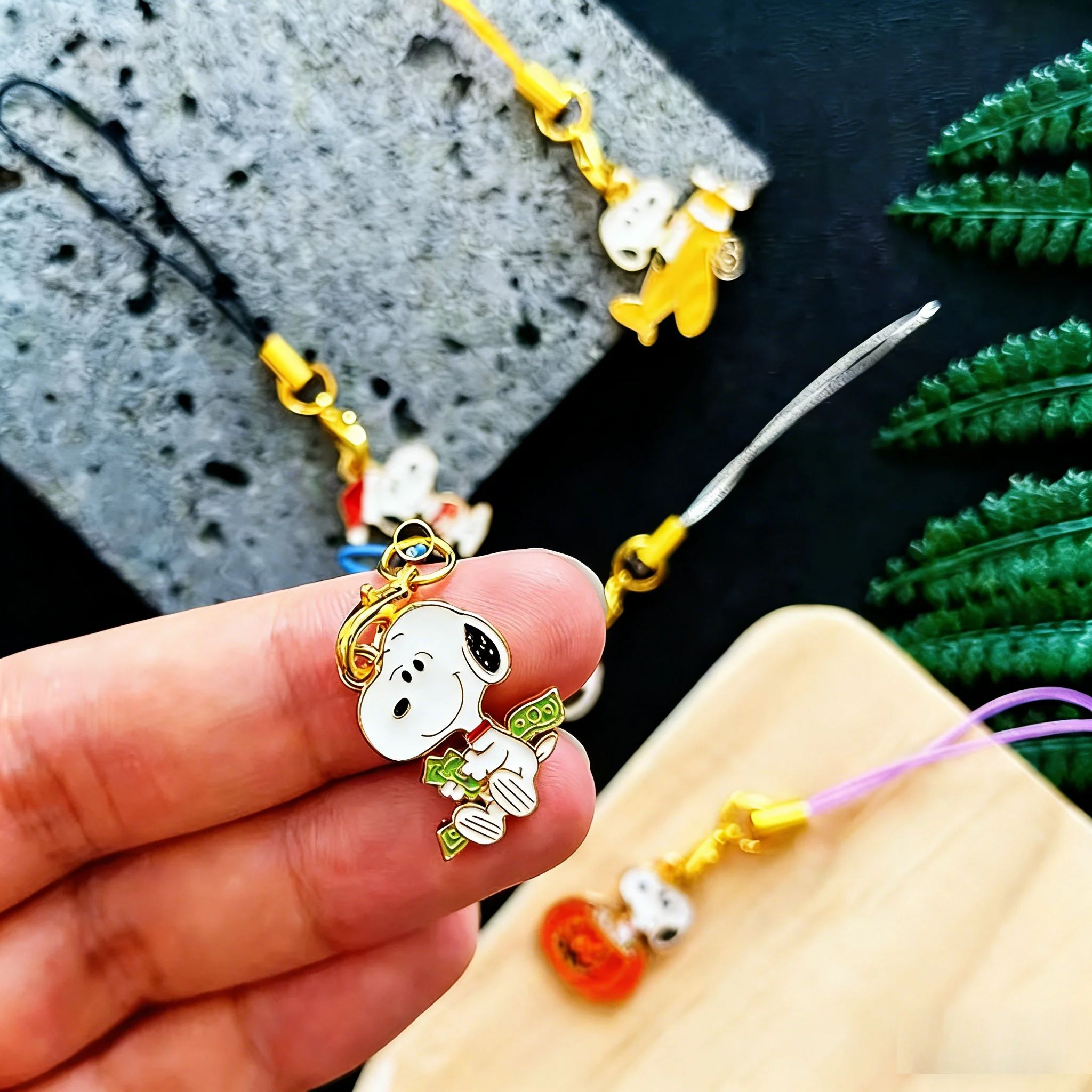5 stks Snoopy Anime Sleutelhan - Anime Merchandise Bag recensie en prijs