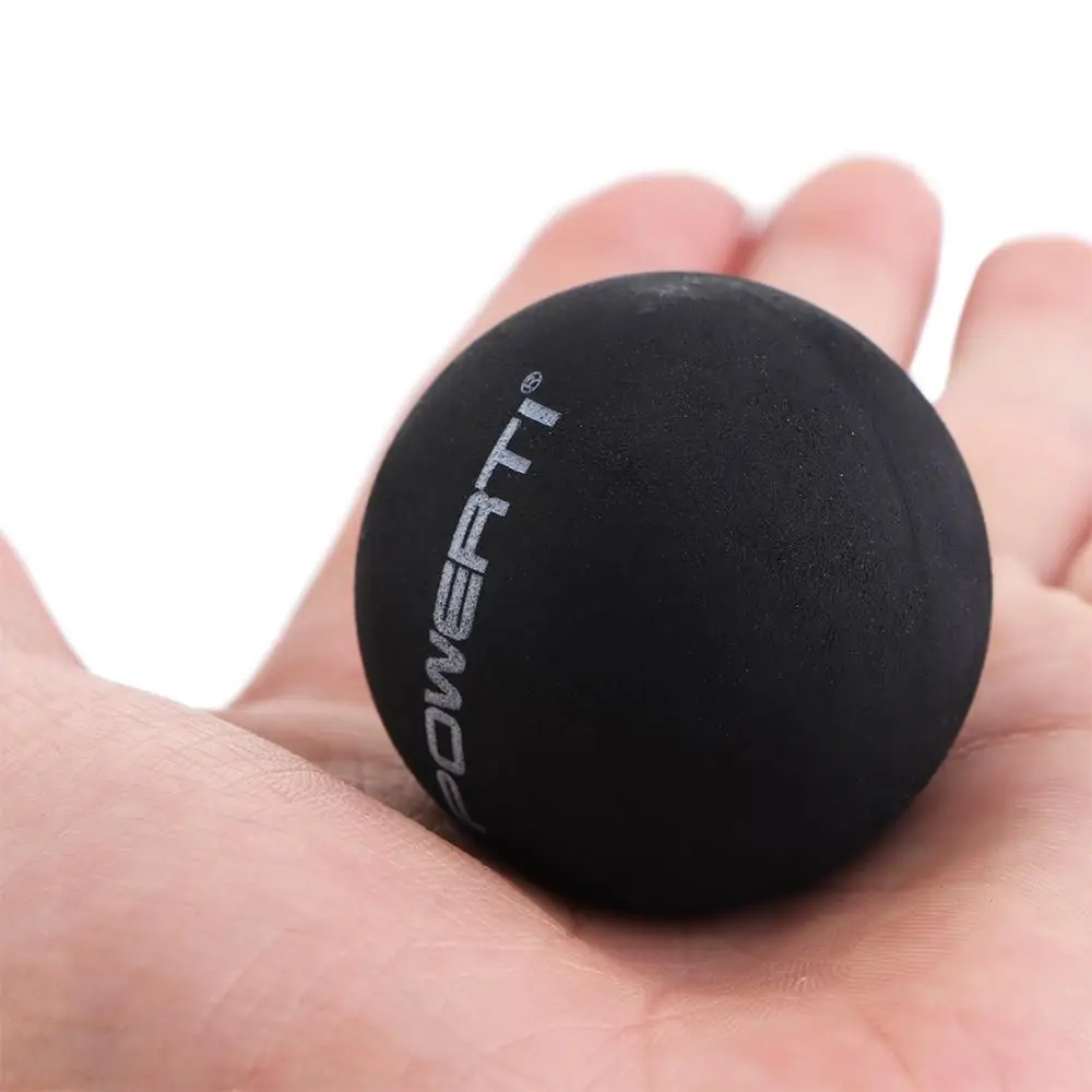 Professional Rubber Low Speed Squash Ball for Squash Racket Two-Yellow Dots Ball Yellow Dot Fast Speed for Beginner or Training