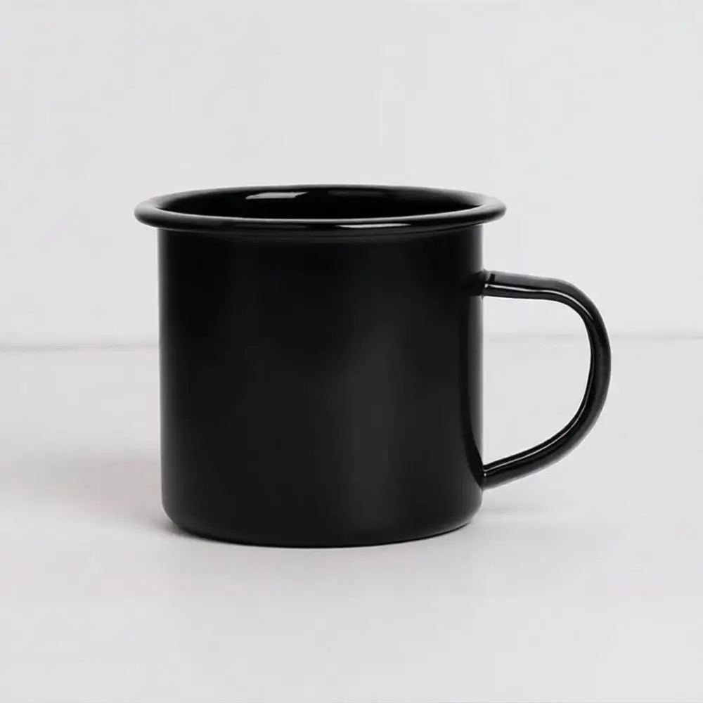 Thickened Vintage Enamel Mug 8cm Colorful Retro Ceramic Style Cup Personalized Logo Custom Gift Business Travel Mugs