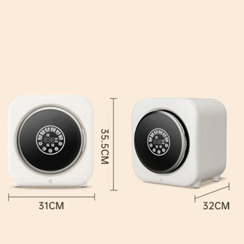 Máquina Automática De Lavar Tambor Doméstico, Alta Temperatura, Lavagem De Mesa De Parede Pendurada, Roupa interior
